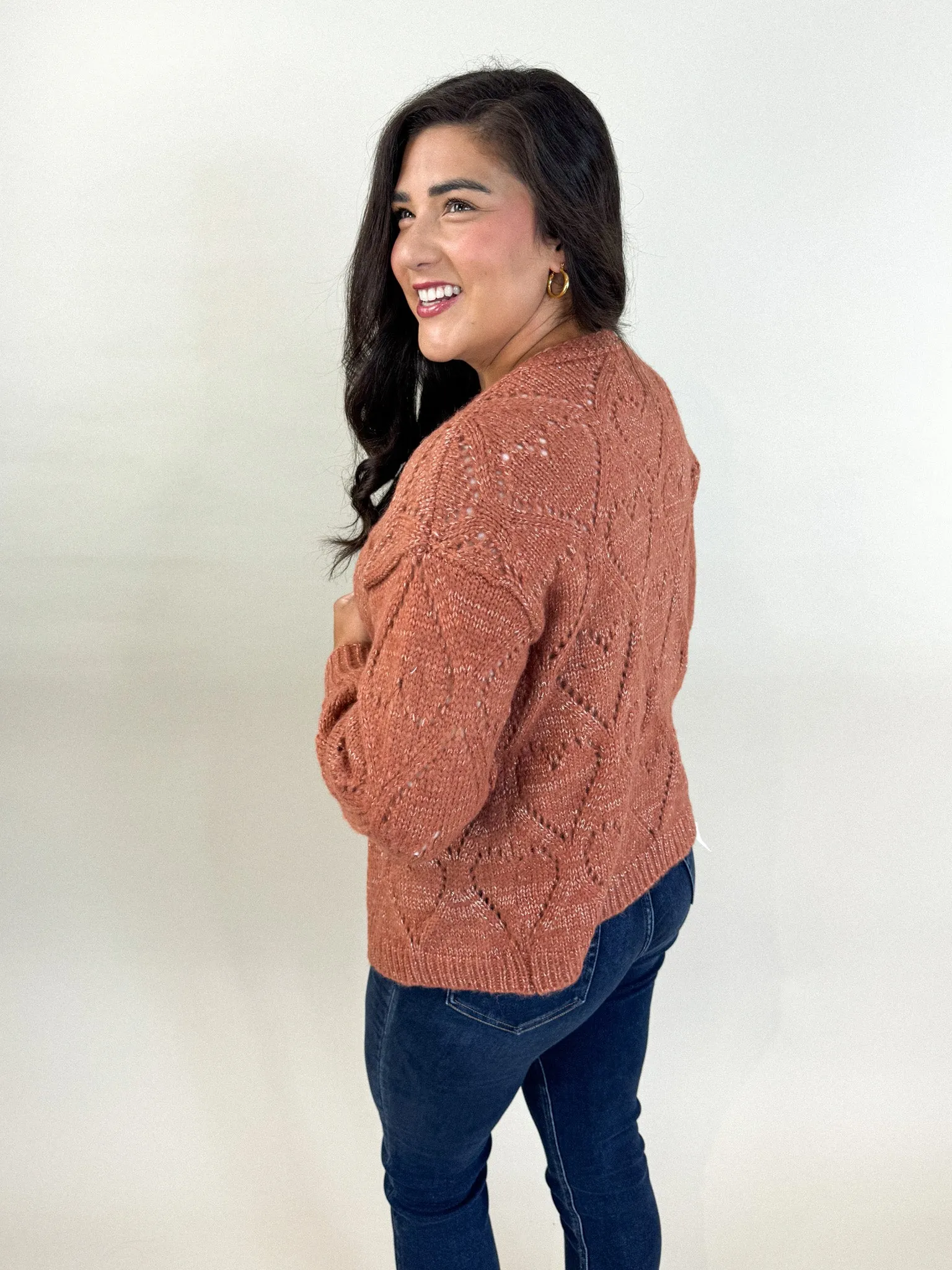 Cold Weather Wear Modern Turtleneck Style Heartfelt Oversized Cardigan