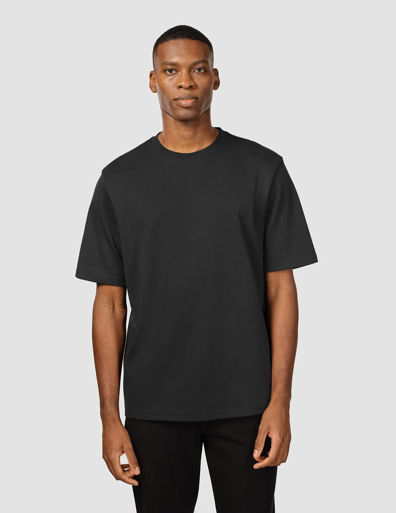 Heavy Box Fit T-shirt Black AllDay Comfort Casual Comfort
