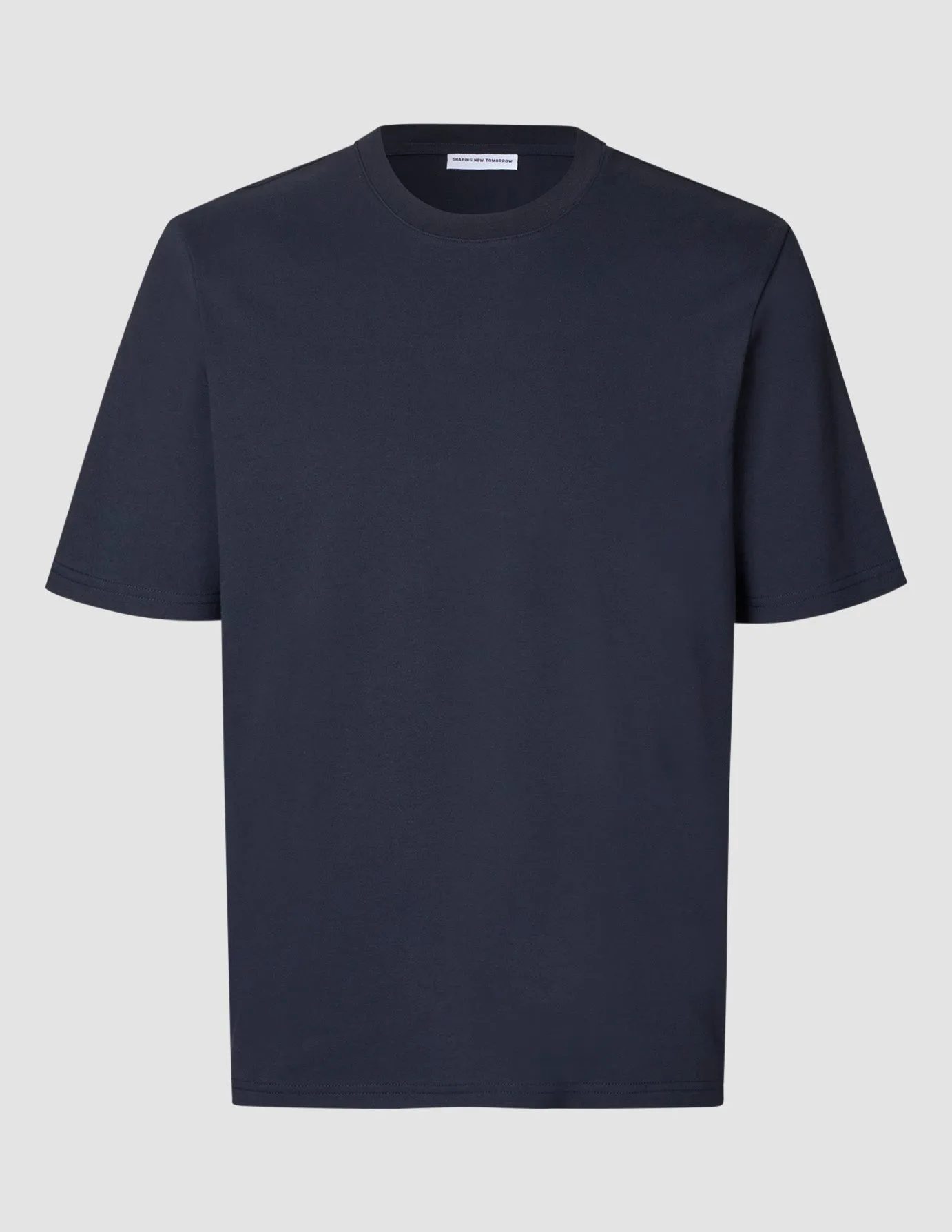 Heavy Box Fit T-shirt Dark Navy Cozy Performance