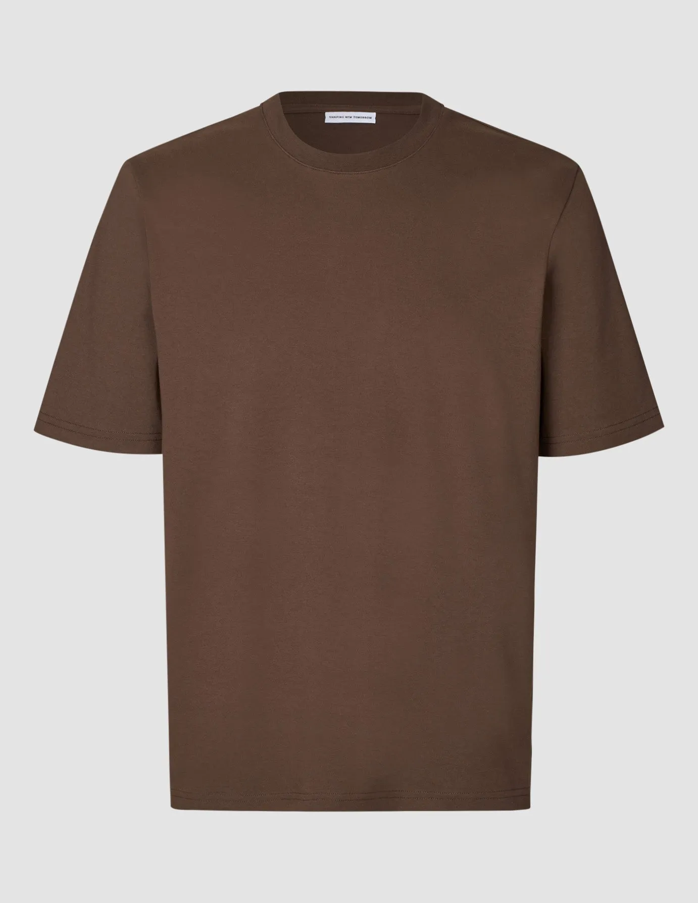 Heavy Box Fit T-shirt Saddle Brown Odor Control Finish Fresh Outfit Style