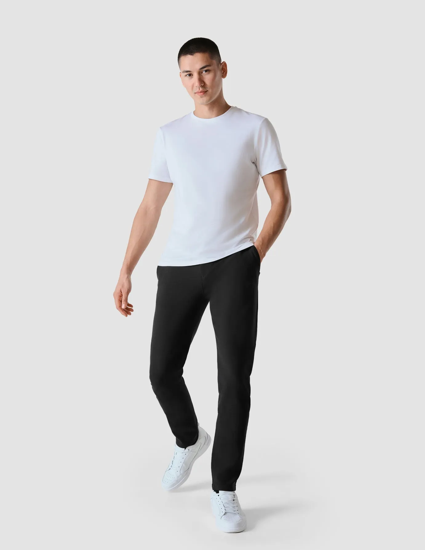 Heavy Edition Pants Regular Black Chic Appeal