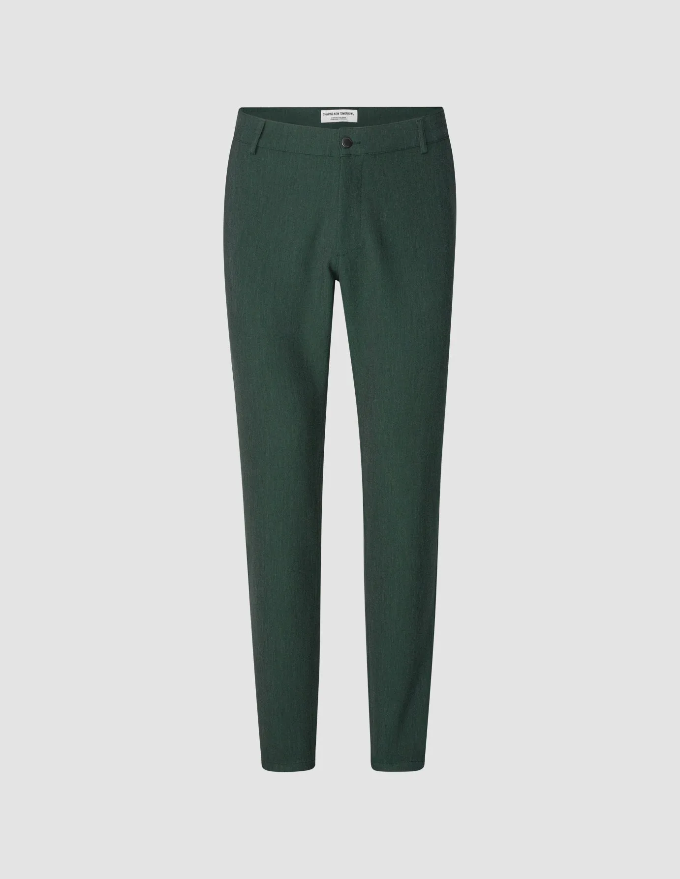 Heavy Edition Pants Regular Deep Green Melange 2.0 Ultra Soft Blend Sporty Stretch Fit