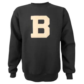 Comfy Outerwear Urban Style Bowdoin "B" Crewneck Sweatshirt