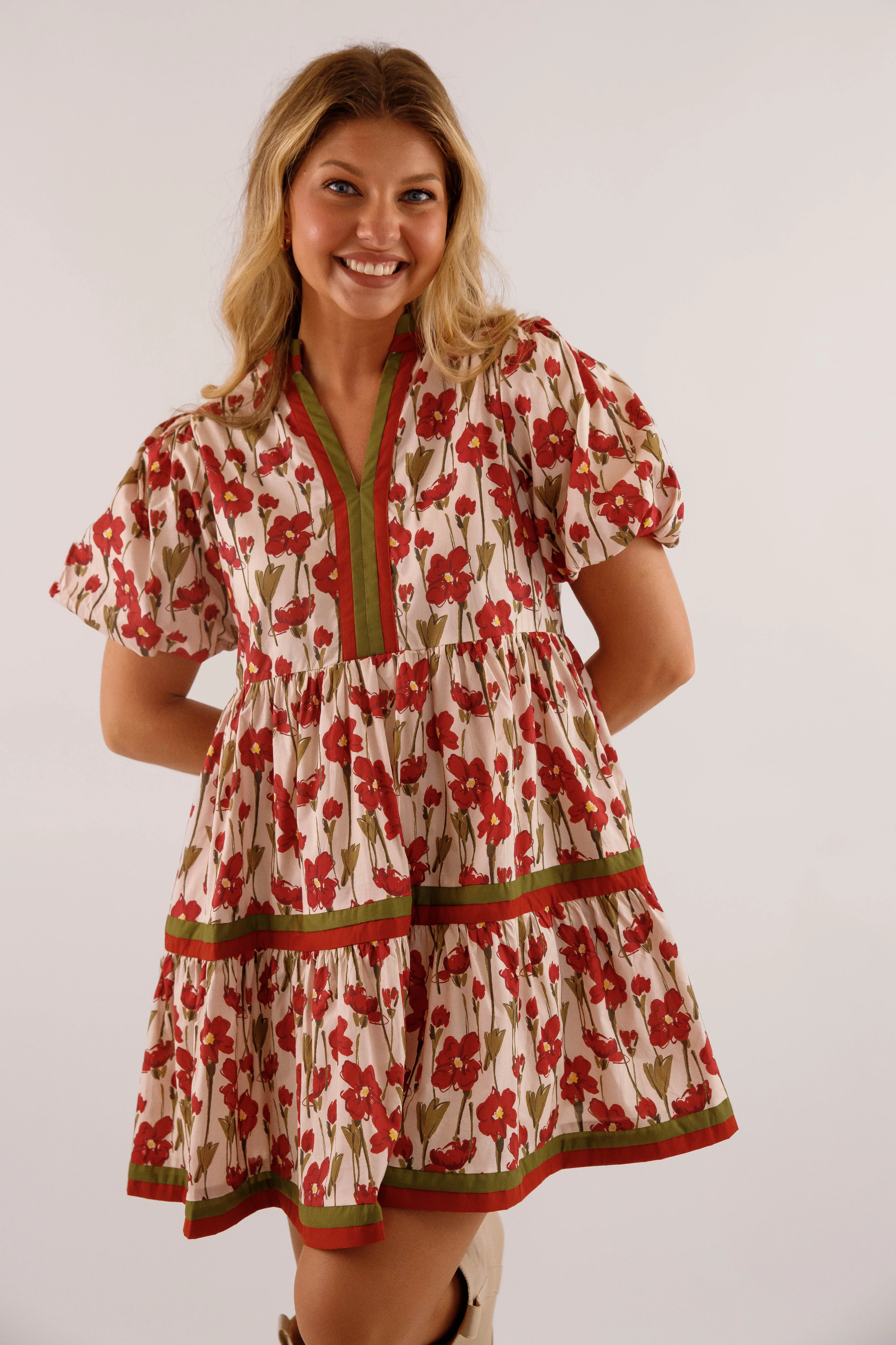 plus-size Perfect Fit Wear Gentle On My Mind Dress-Burgundy