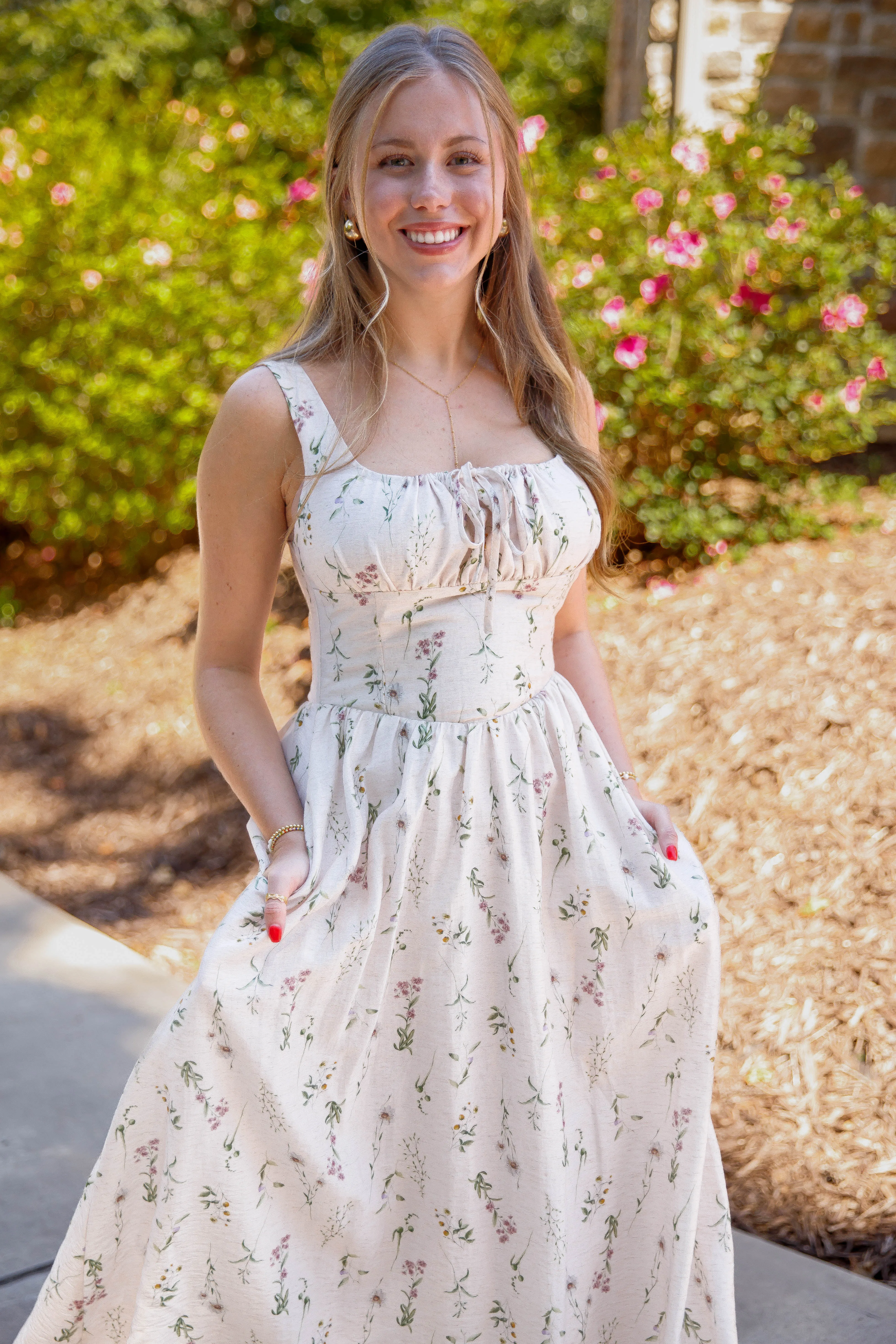 Cotton Skin Hidden Treasures Midi Dress