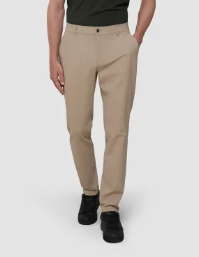Breathable Performance Wear Essential Pants Slim Sand Grain
