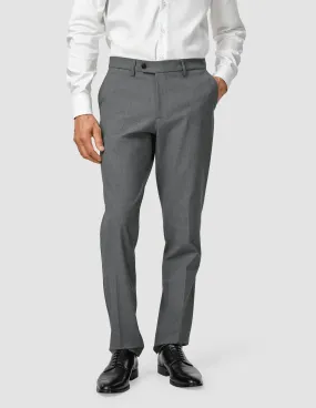 Perfectly Relaxed Perfect Comfort Fit Essential Suit Pants Regular Dark Grey Melange