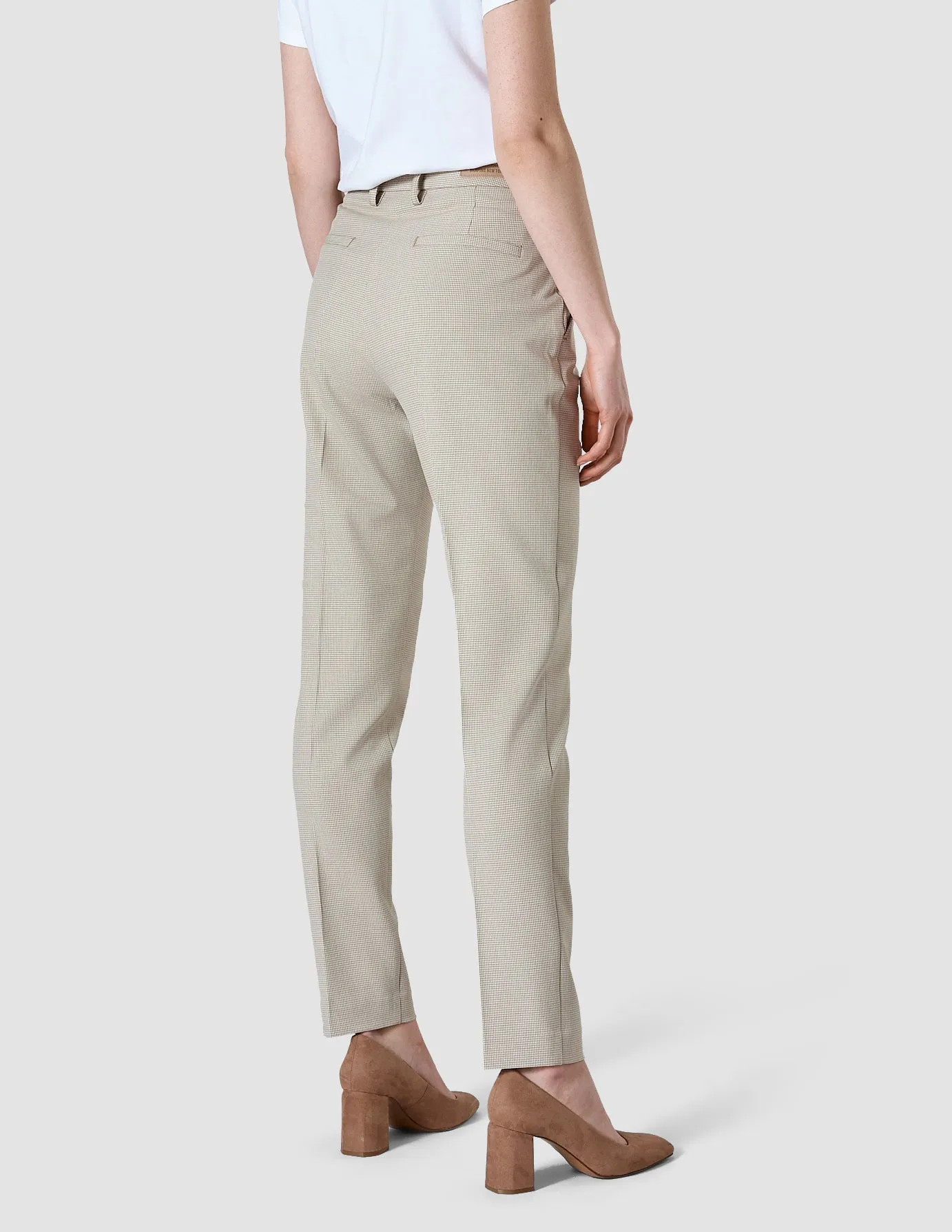 Essential Pants Tapered Petite Check Cozy Movement