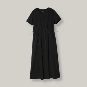 Texture Rich SNOW PEAK BREATHABLE QUICK DRY DRESS - BLACK