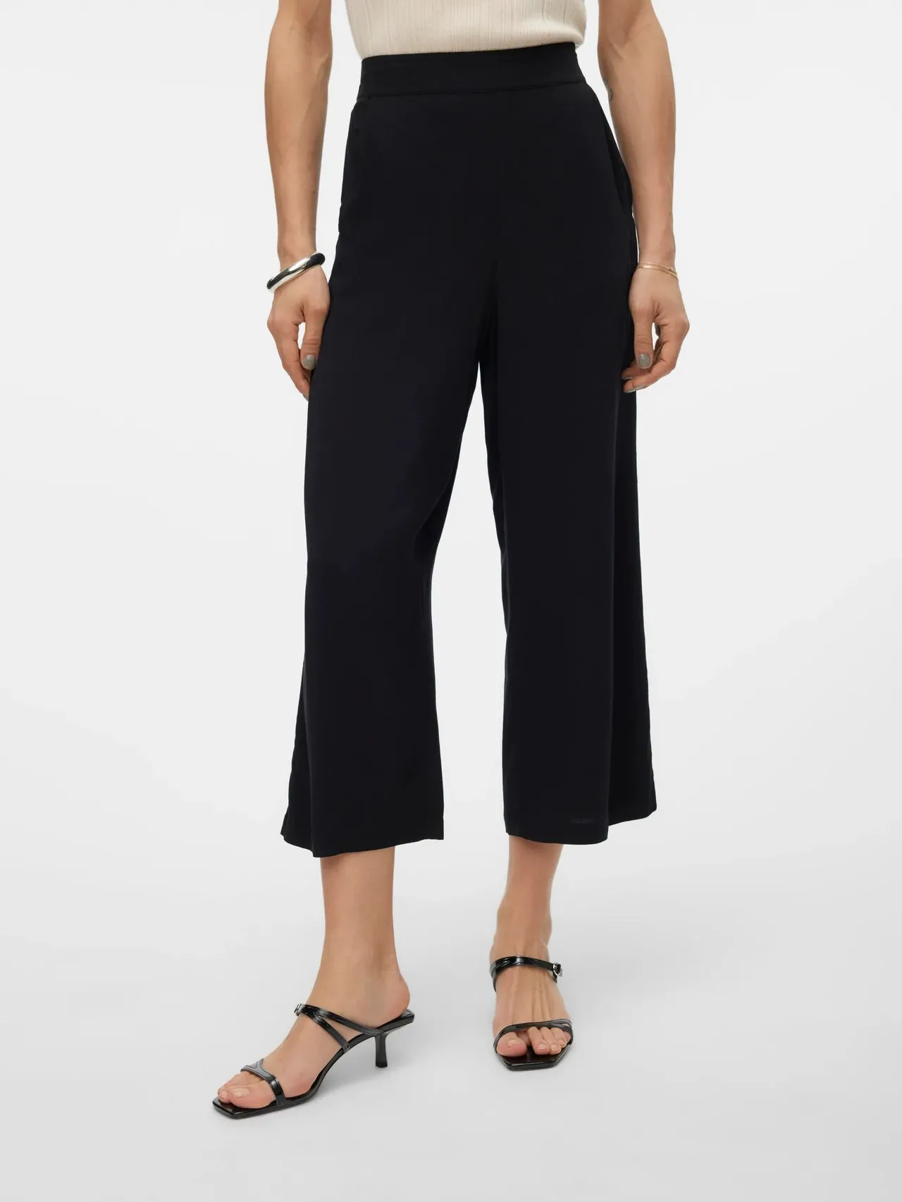 Unfaded Hemline High Rise Culottes