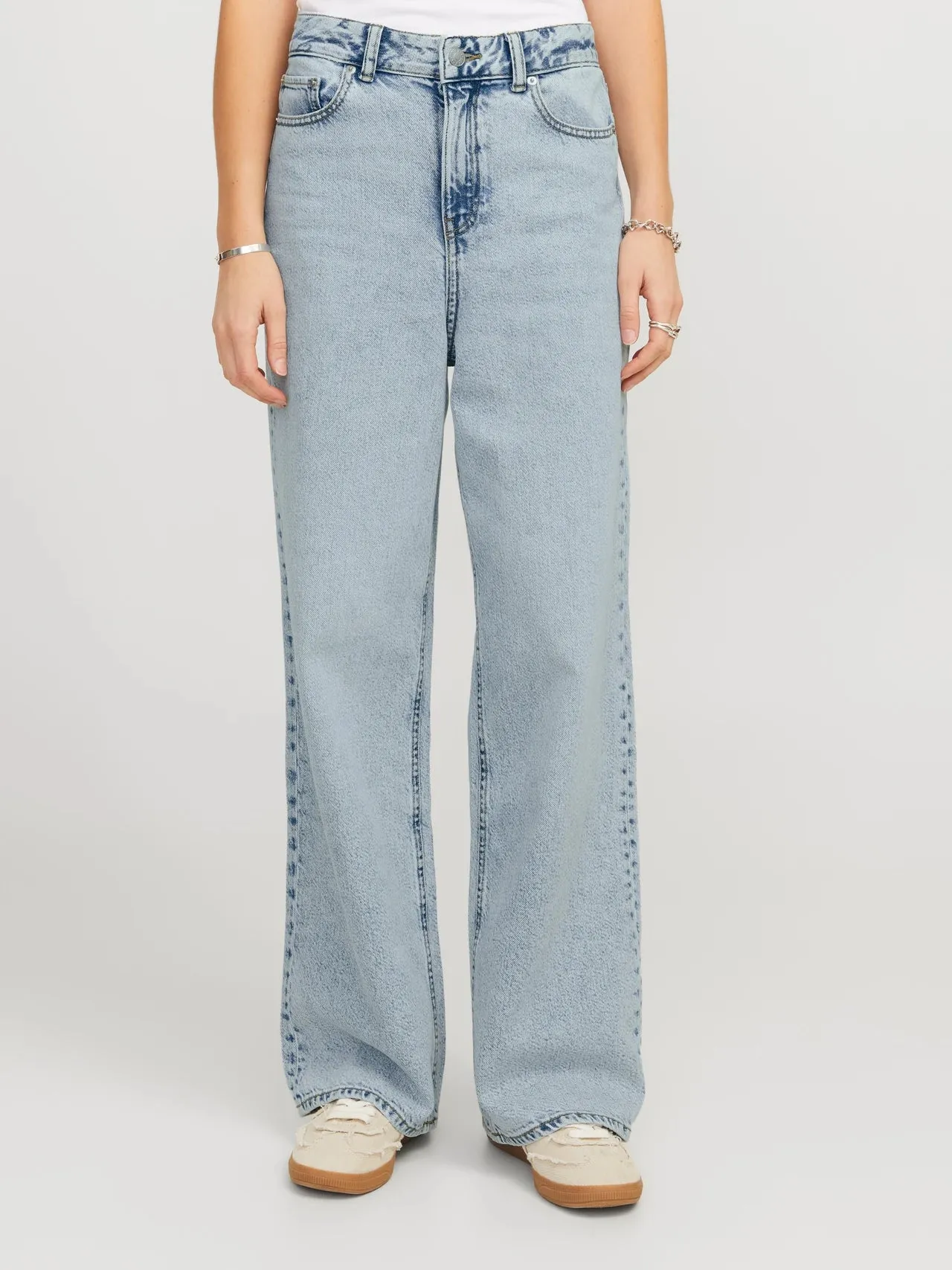 Everyday Loose Music Event High Waist Wide Leg Jeans