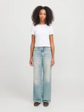 High Waist Wide Leg Light Jeans Street Appeal Spring Mood Bold