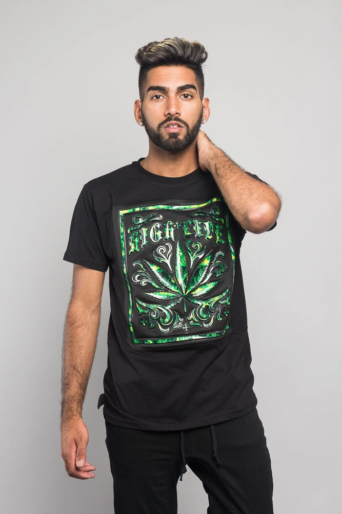 High Life 3D Leaf T-Shirt Durable Reinforced Shoulders