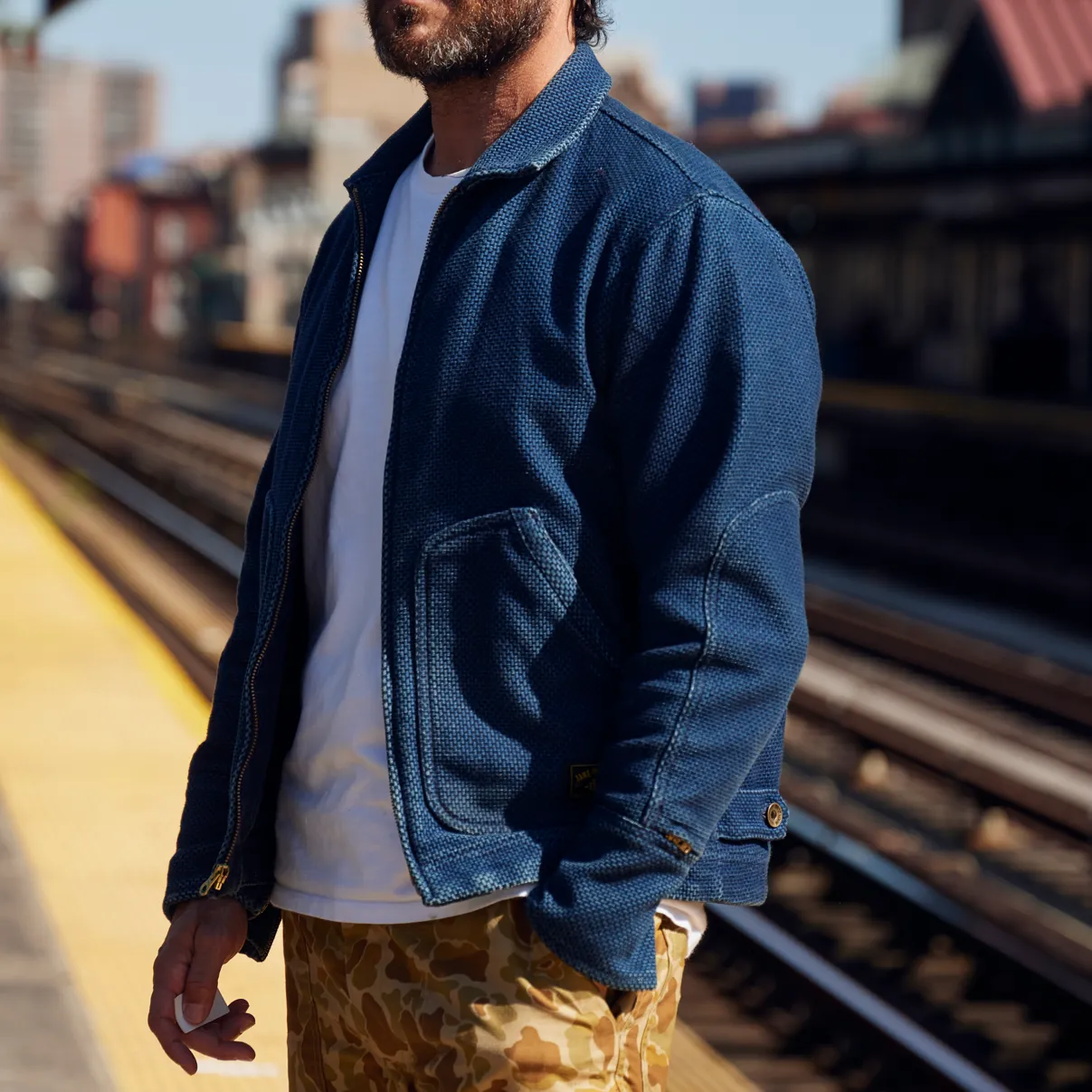 Lined Mechanic's Jacket - Sashiko Warm Essentials