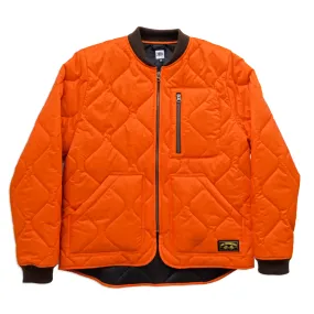 NonBulkyLayering Humboldt Quilted Liner Jacket - Orange
