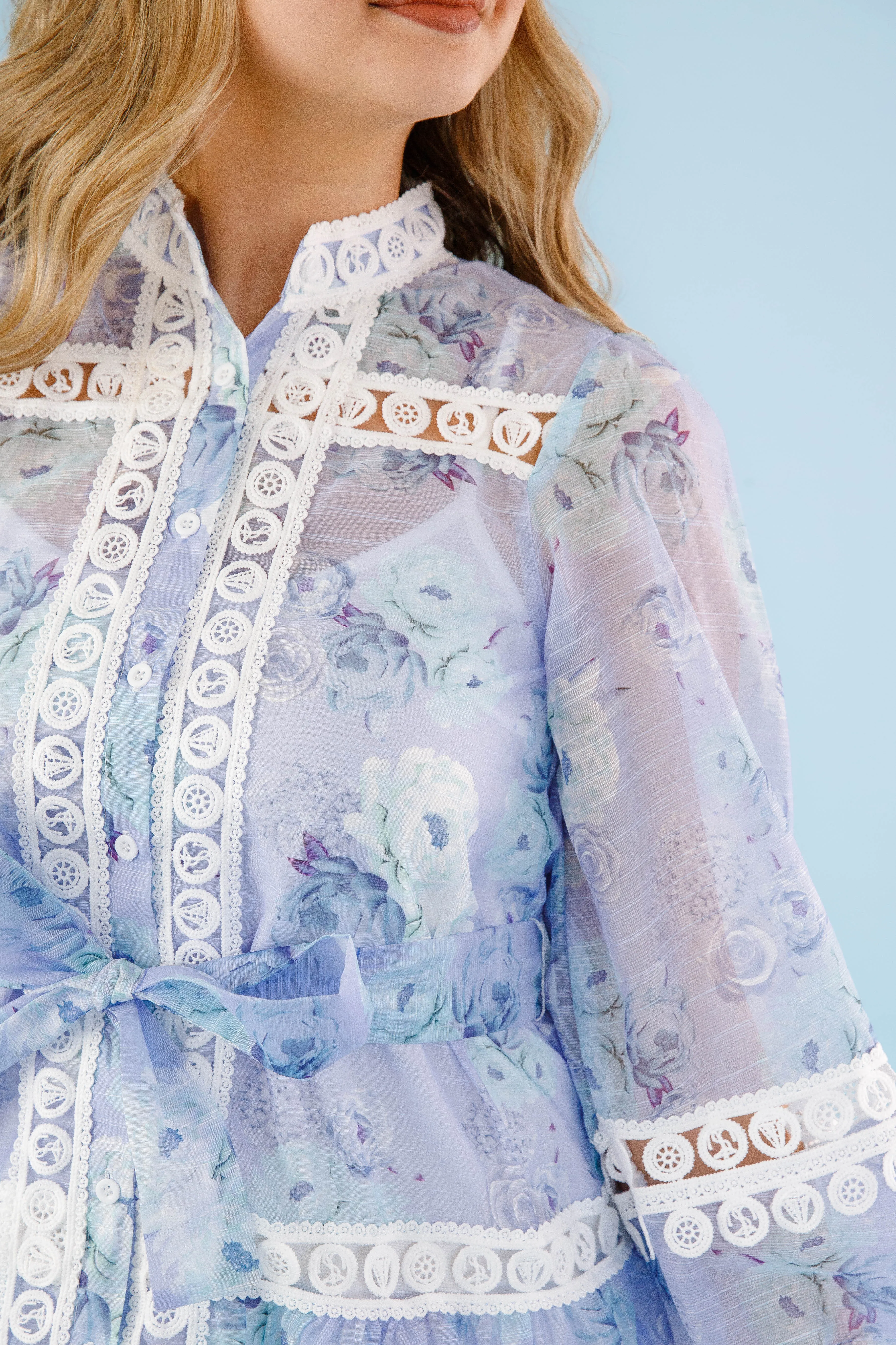 In My Presence Dress-Blue Style Blend