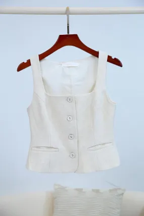 It Girl Vest Top Malt Stylish Jacket FrictionResistant Fabric