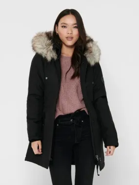 Iris Faux Fur Parka Ergonomic Armhole Cut Everyday Layer Style