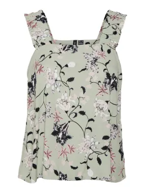 Jenny Strap Top Reflective Accent Trim