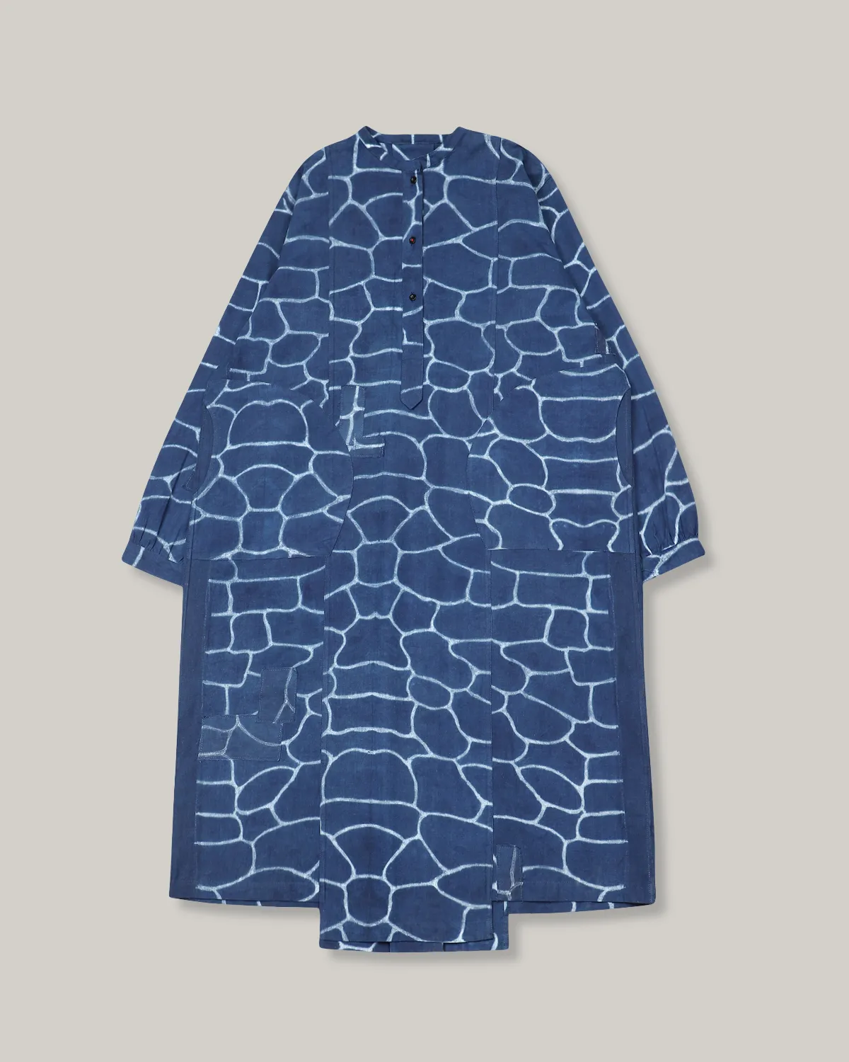 Versatile Edge KARDO WOMEN'S EVA SHIBORI DRESS - INDIGO