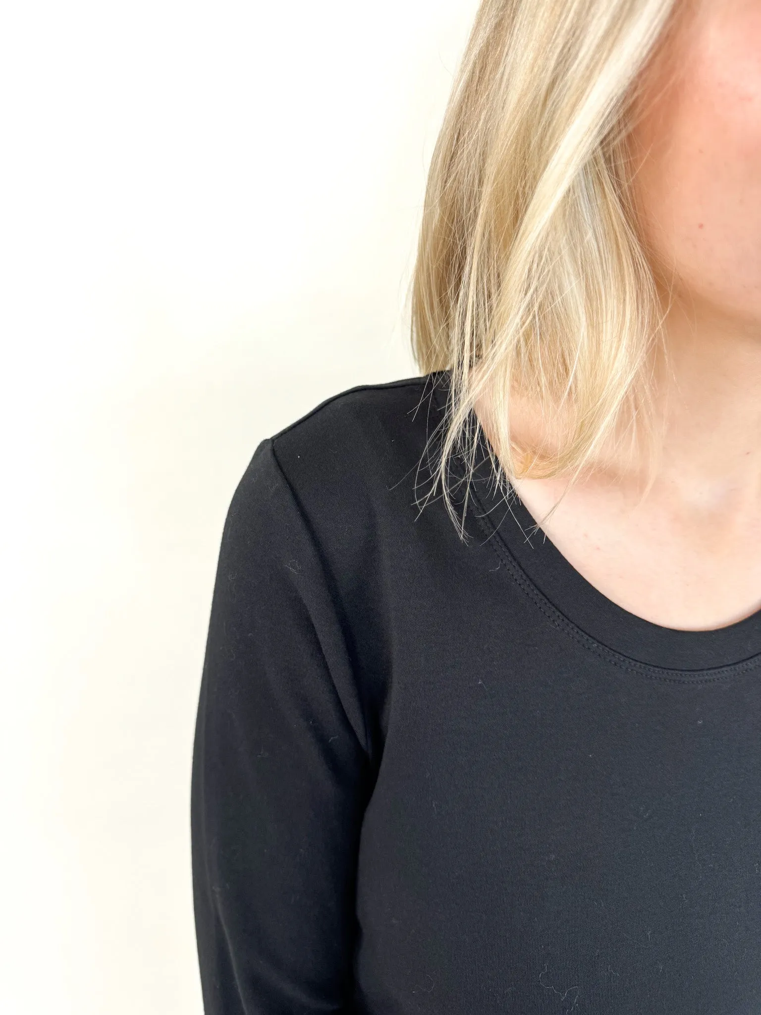 Kennedy 3/4 Sleeve Scoop Neck Top Interview