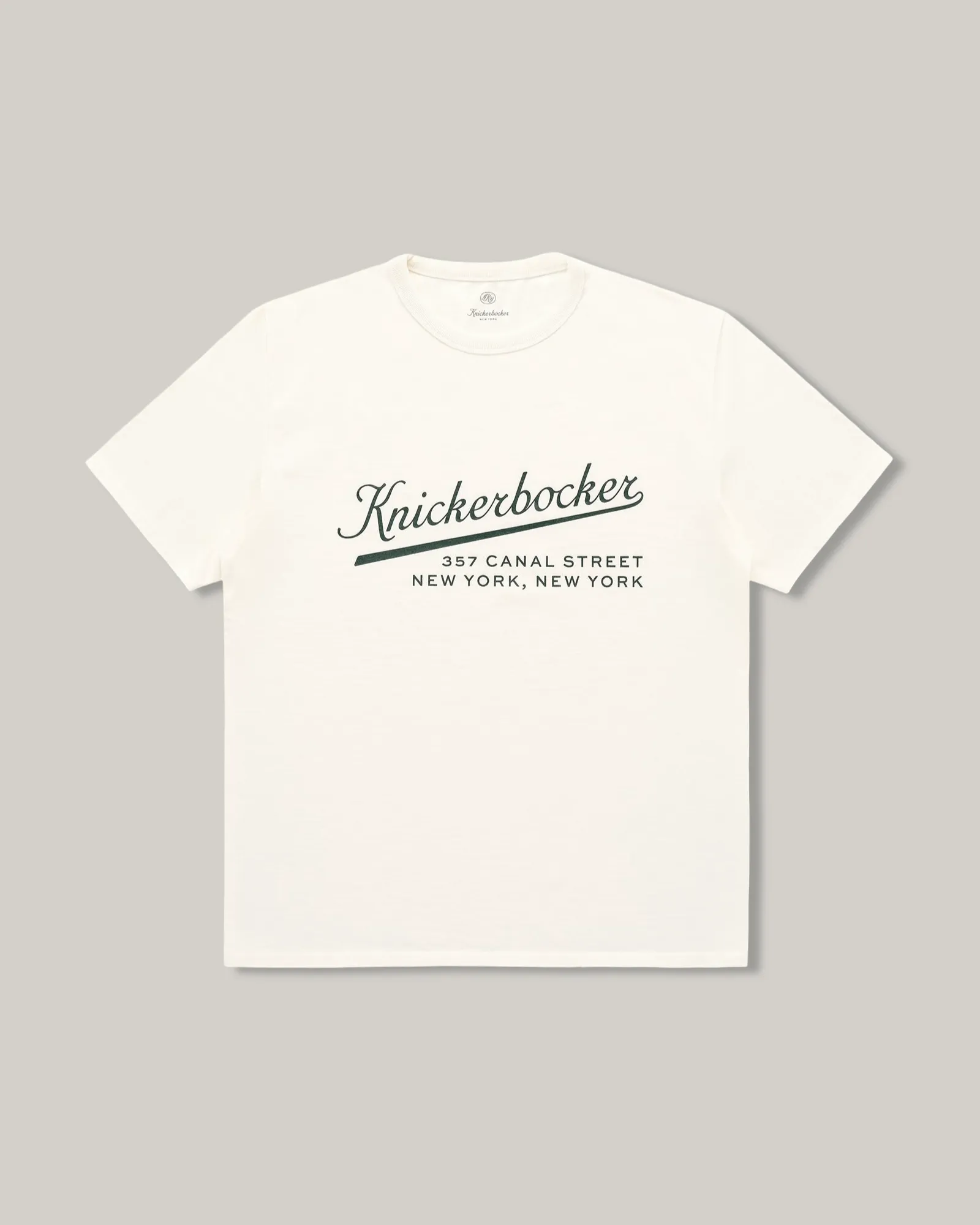 Roomy Design Casual Essentials KNICKERBOCKER STADIUM HEAVYWEIGHT T-SHIRT - MILK