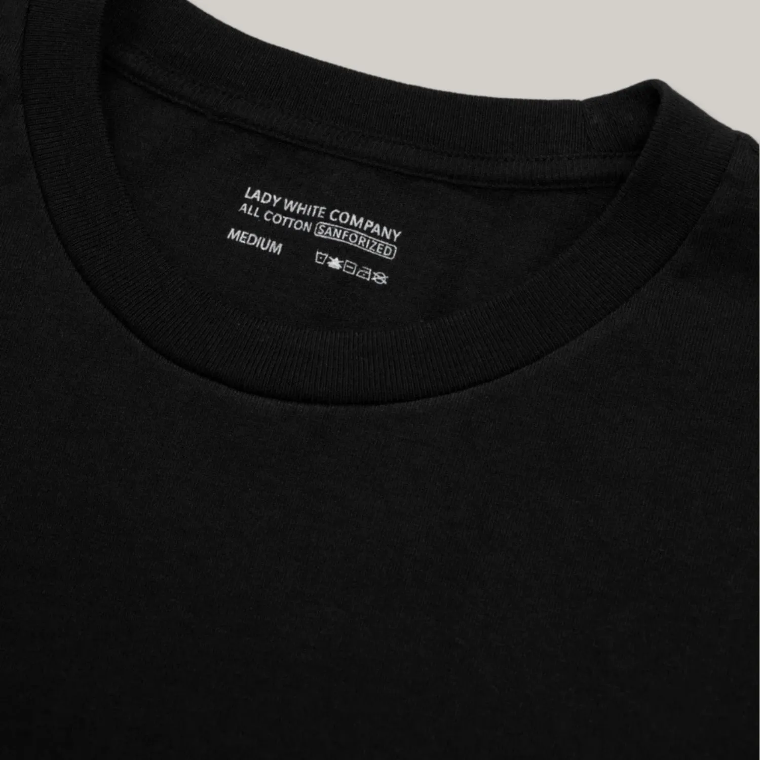 Comfy Waistband Trendy Vibes LADY WHITE CO. MUNICIPAL TEE - BLACK