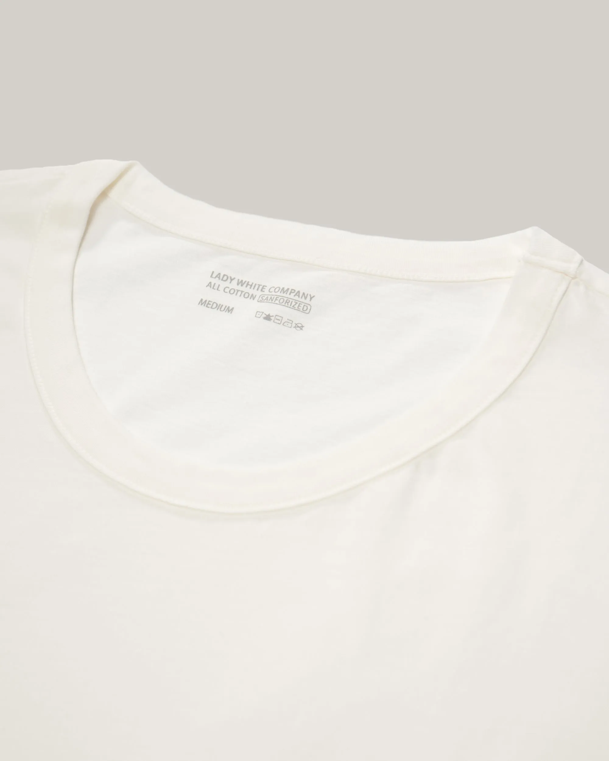 Vintage authenticity LADY WHITE CO. SLEEVELESS TEE - WHITE