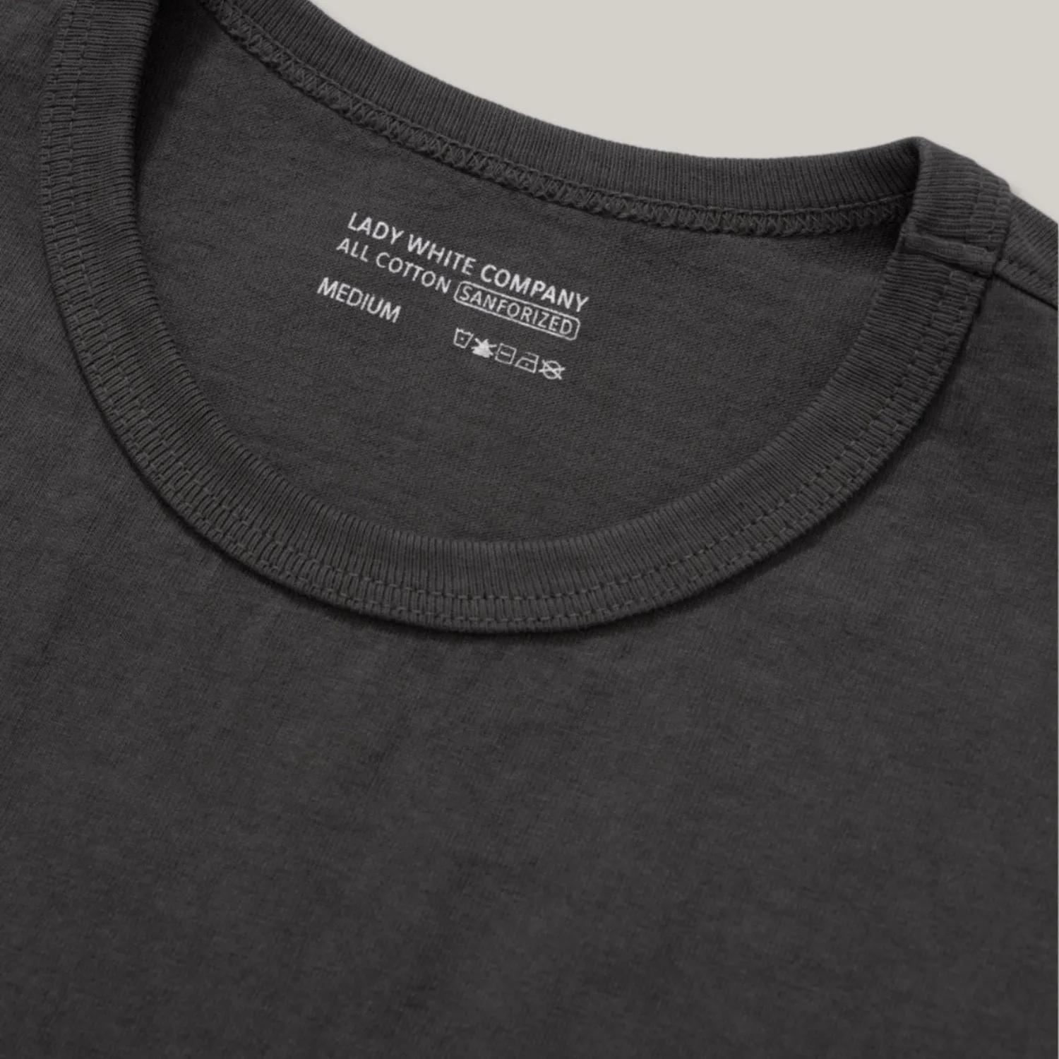 LADY WHITE CO. TEE 2 PACK - PEWTER Casual Layer Look Stylish Look