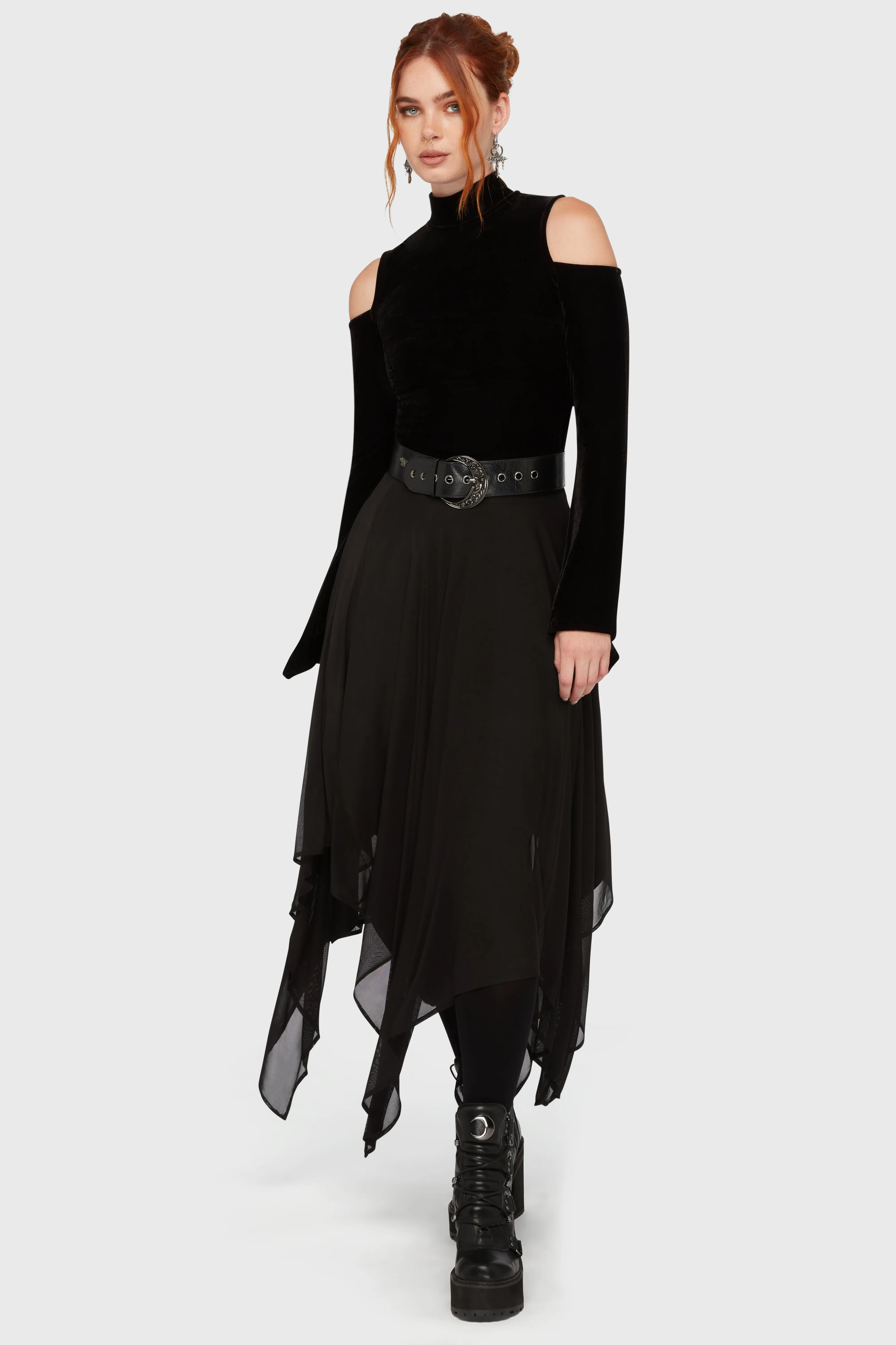 Nix Maxi Skirt Feminine Charm Floral Pattern