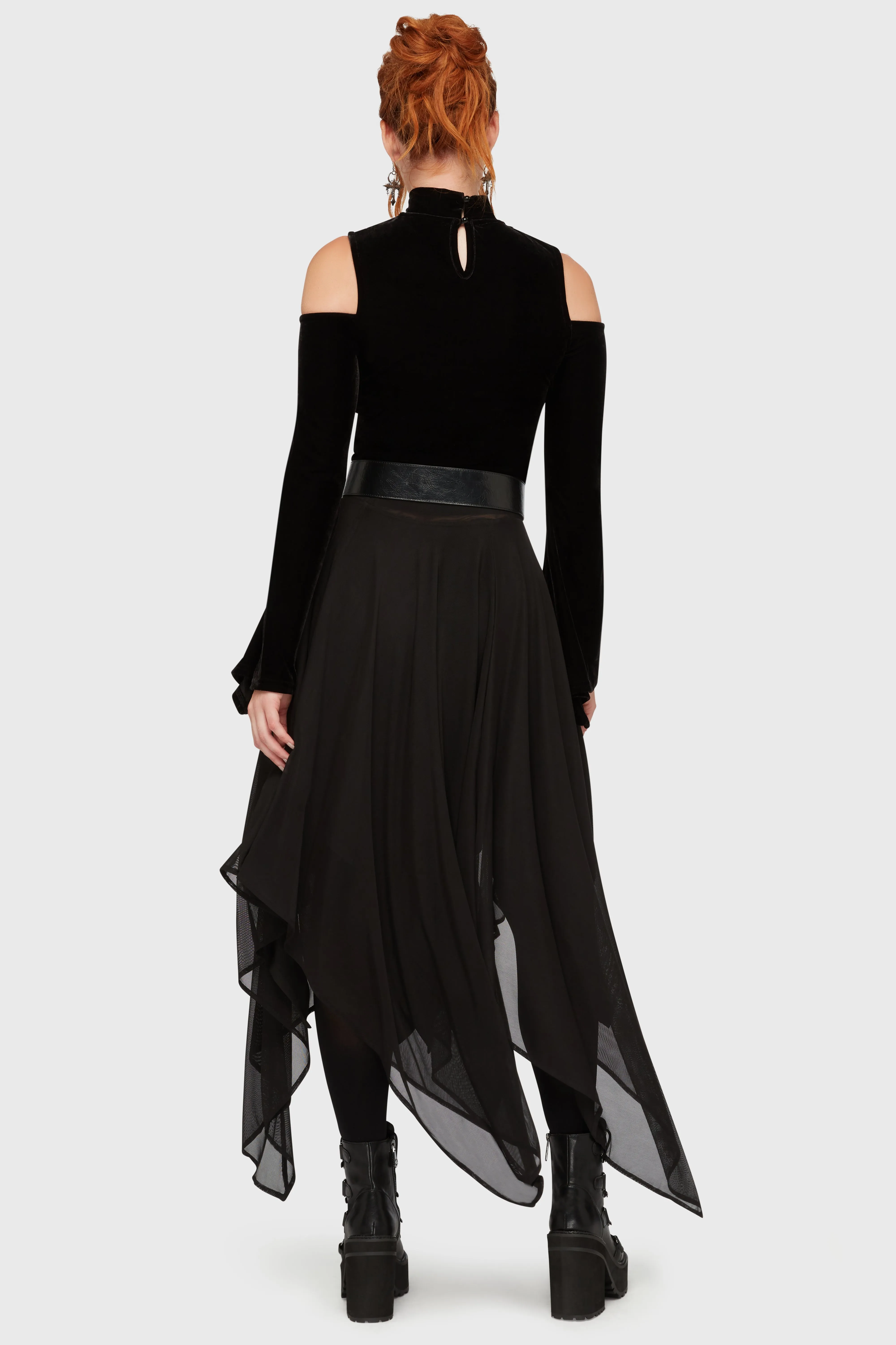 Nix Maxi Skirt party look Sleek Flow