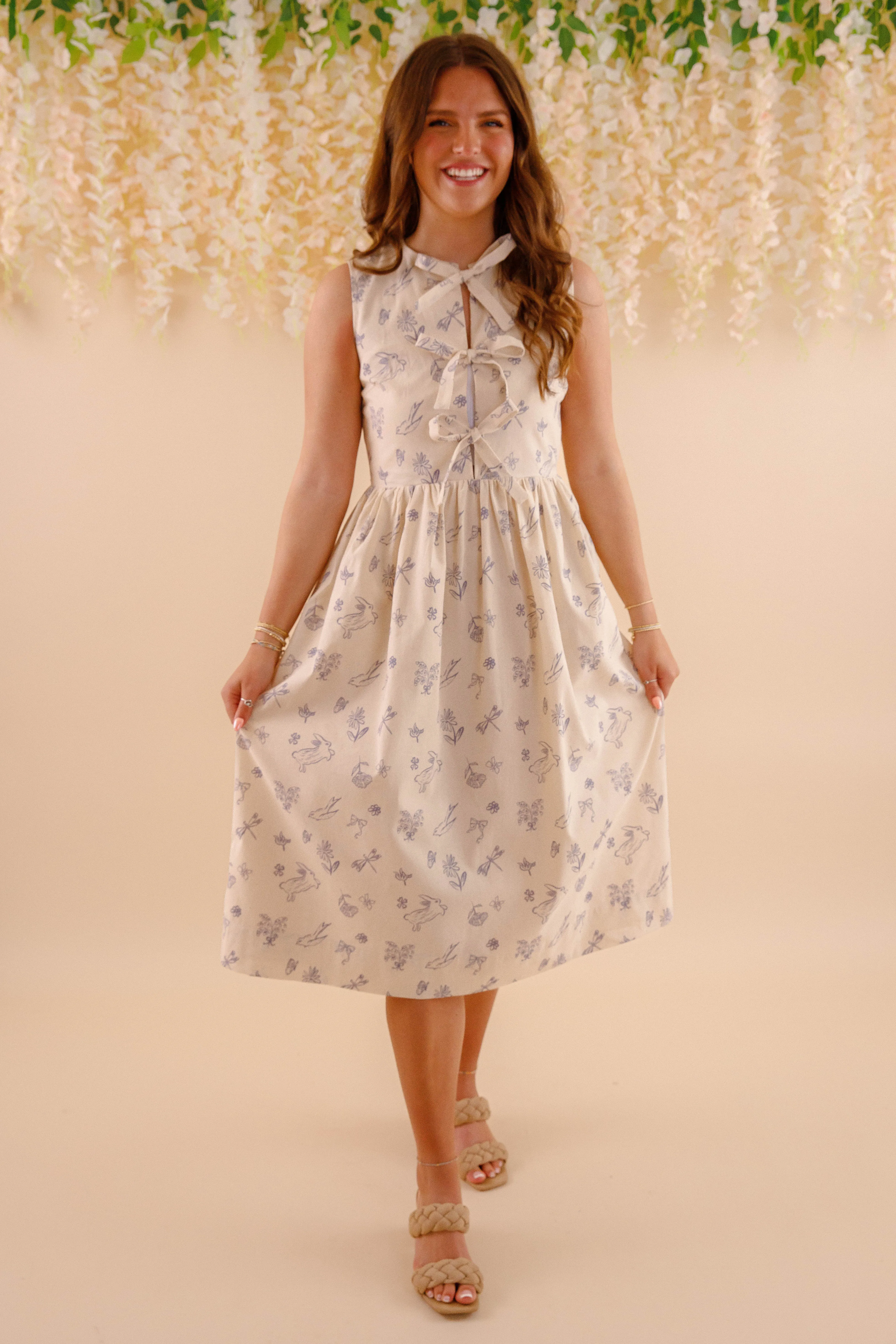 Wrinkle-Resistant Timeless Energy In the Next Life Midi Dress