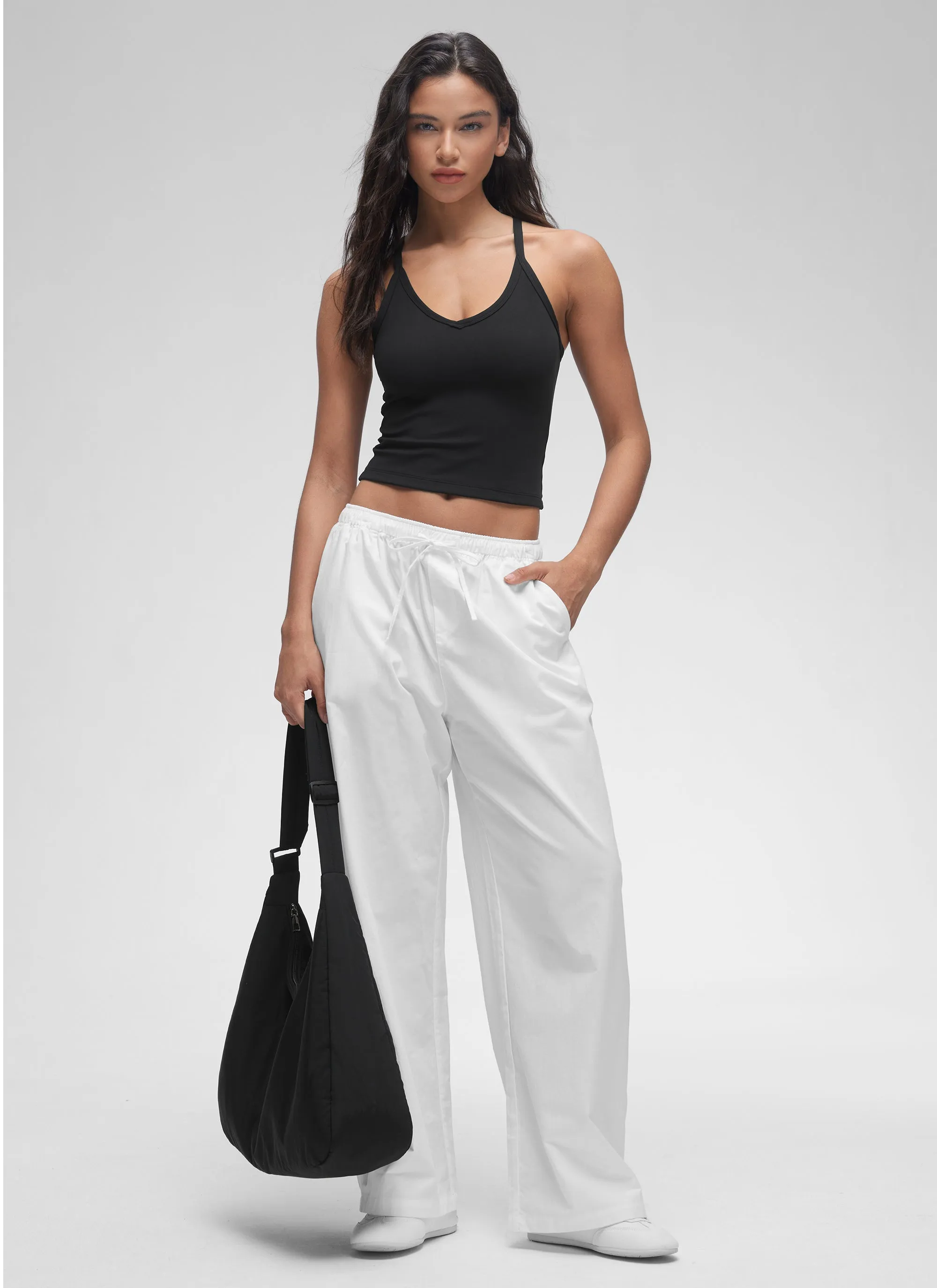 Butterluxe Double Lined Racerback Tank Active Lightness gas storage