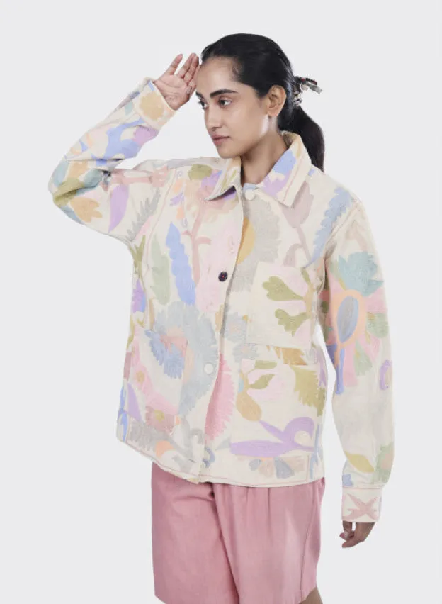 Wrinkle Free Exterior KARDO WOMEN'S BODHI JACKET - SUZANI 09 PASTEL