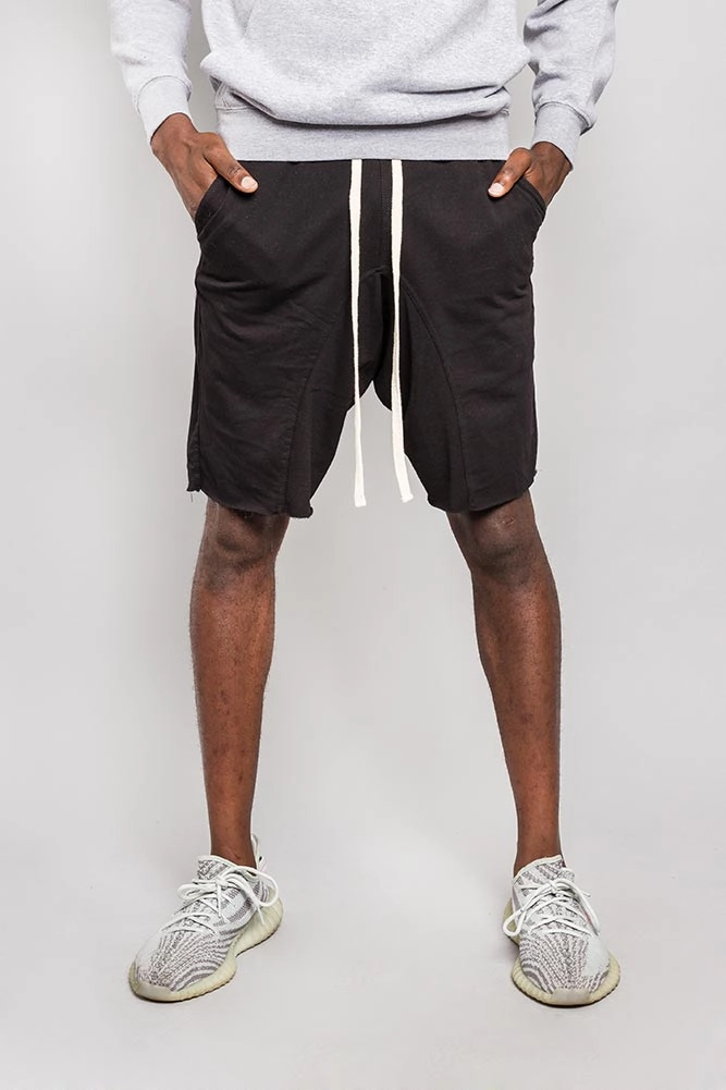 Breathable Comfort Design High-rise waist Dropped Crotch Sweat Shorts