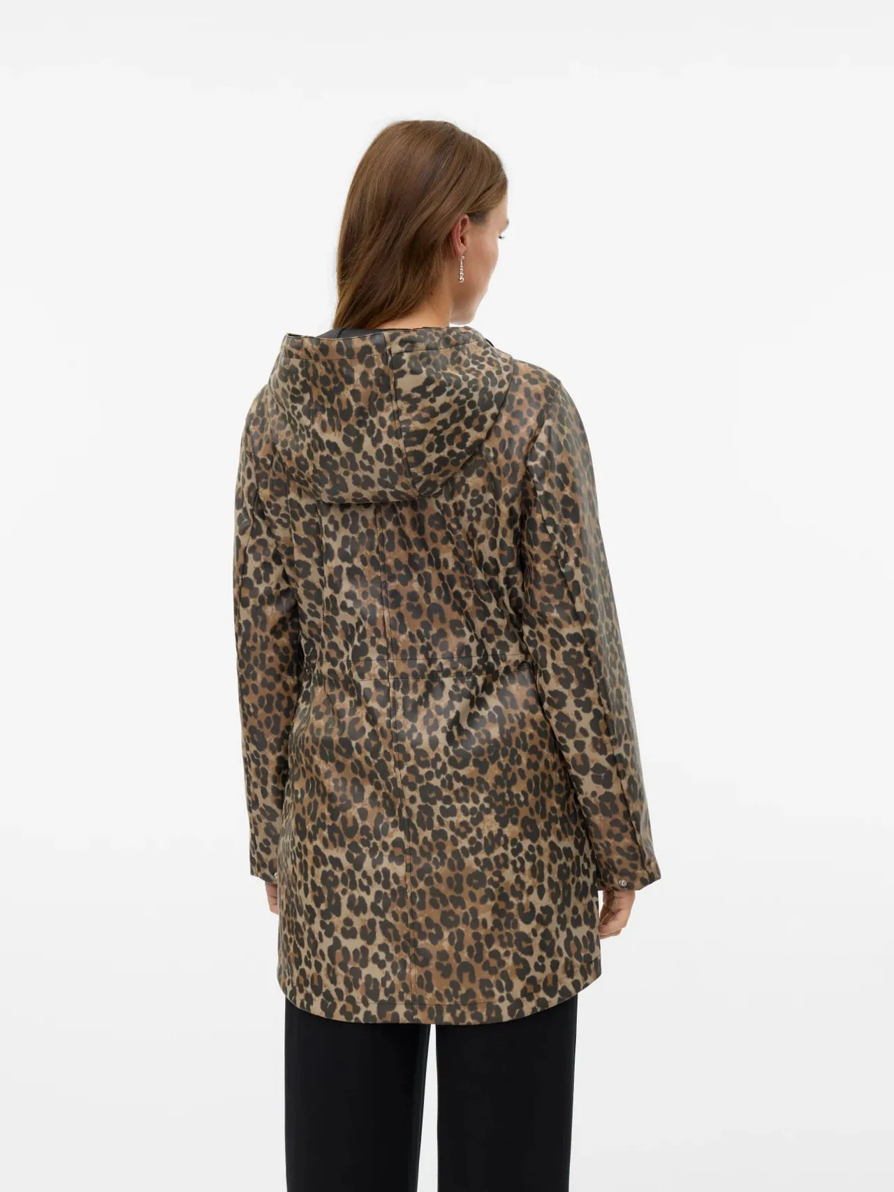 Eco Friendly Padding Leopard Rain Jacket