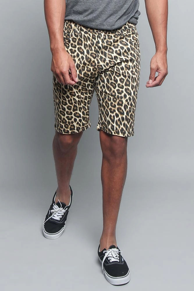 Heat Friendly Leopard Print Shorts