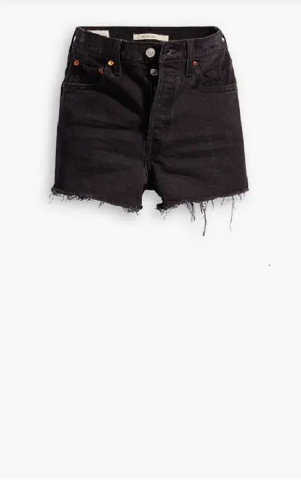 Minimalist Eco Friendly Levi's Ribcage Short - Black Lake