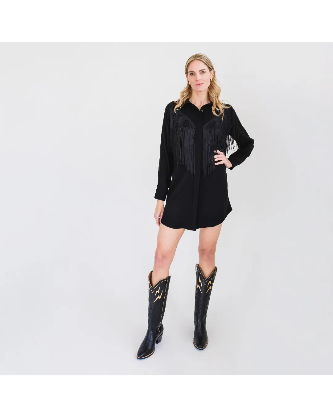 Cozy Touch MASON by MASON'S DAUGHTER Dolly Western Fringe Dress