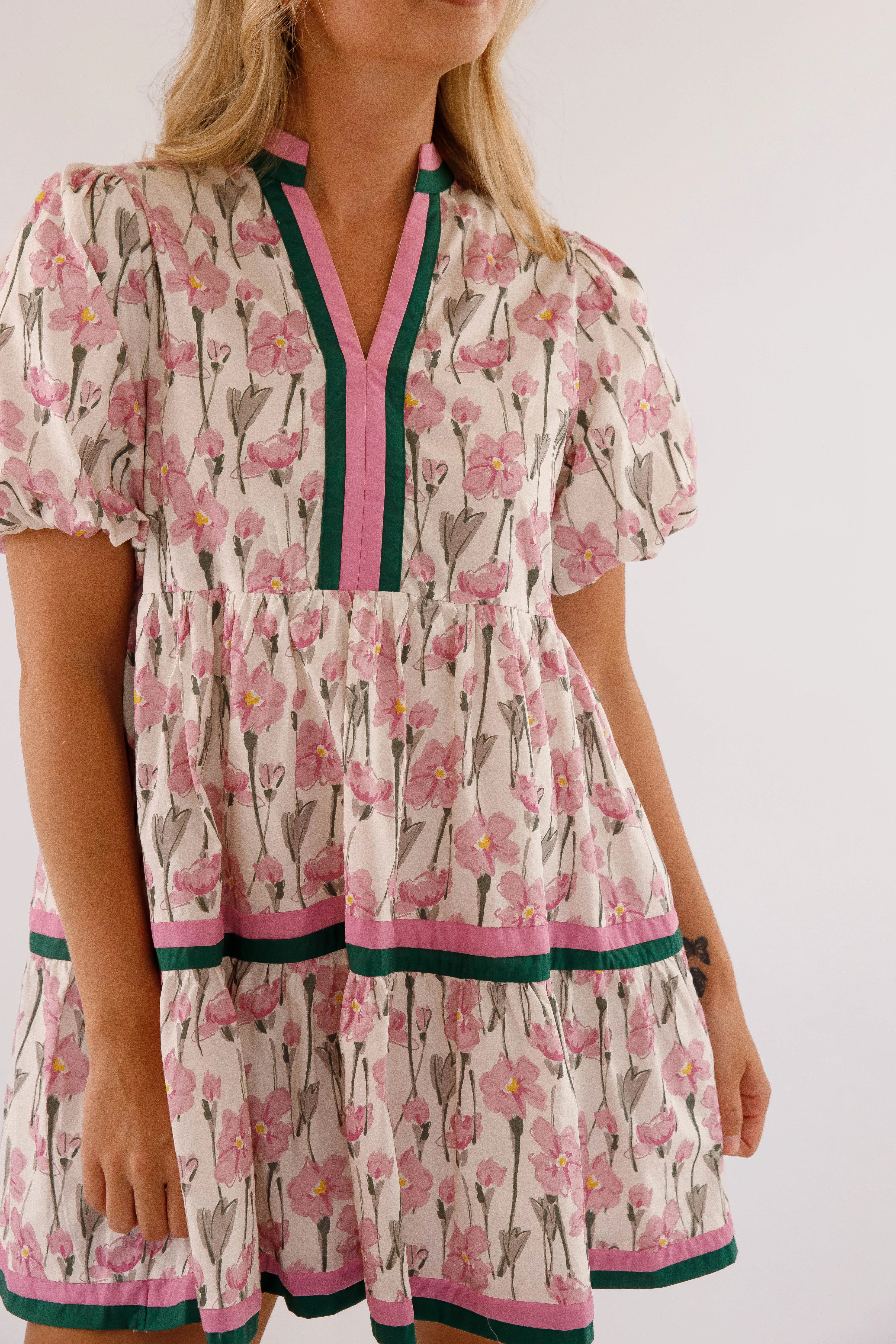 RESTOCK: Gentle On My Mind Dress-Purple Floral design