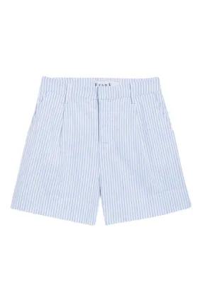 Frank & Eileen Waterford Walking Shorts in Blue and White Stripe Versatile staple