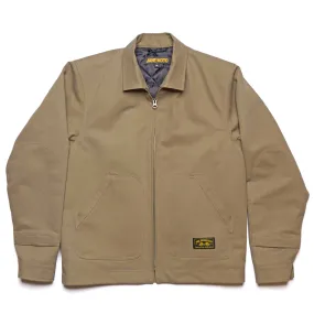 All Purpose Outerwear Rugged Daily Style Lined Mechanic's Jacket - Moss Bedford Cord