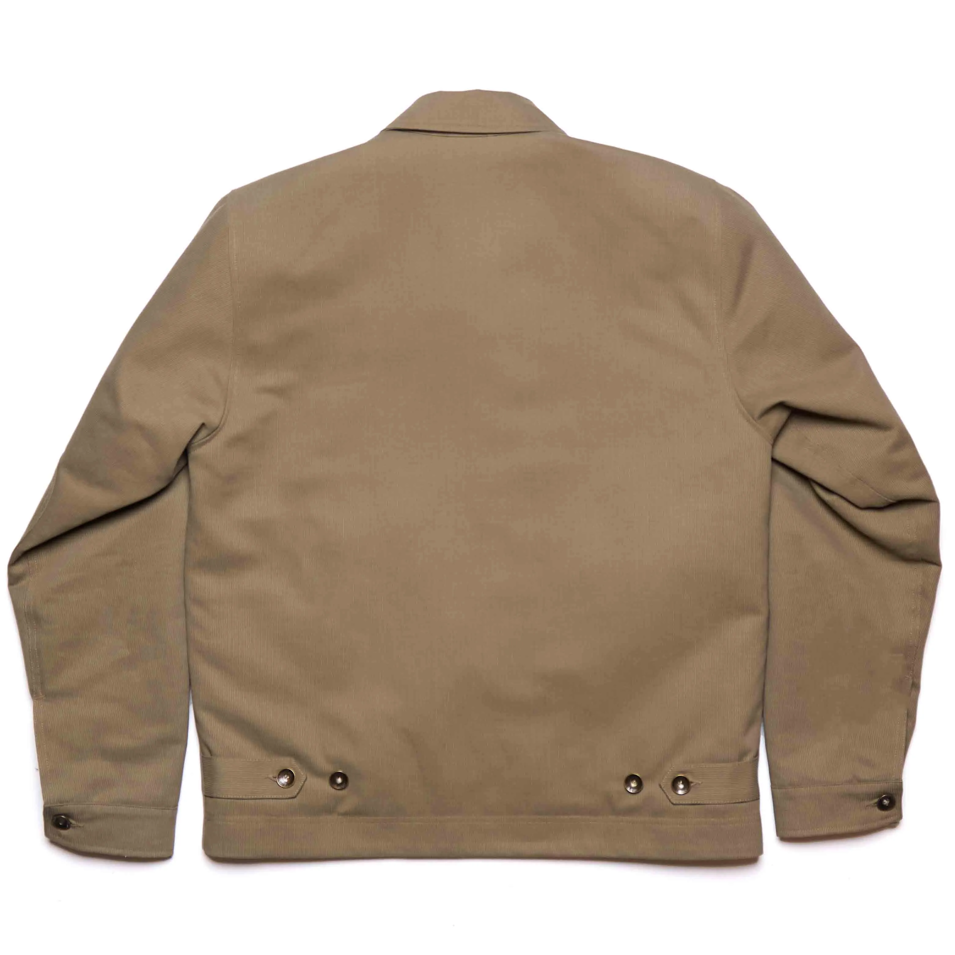 Lined Mechanic's Jacket - Moss Bedford Cord Breathable Mesh Panels MultiPocketStyle