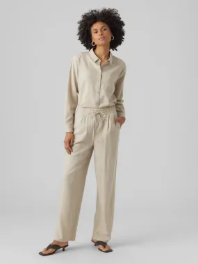 Linen Pants Base Style Shape Retention