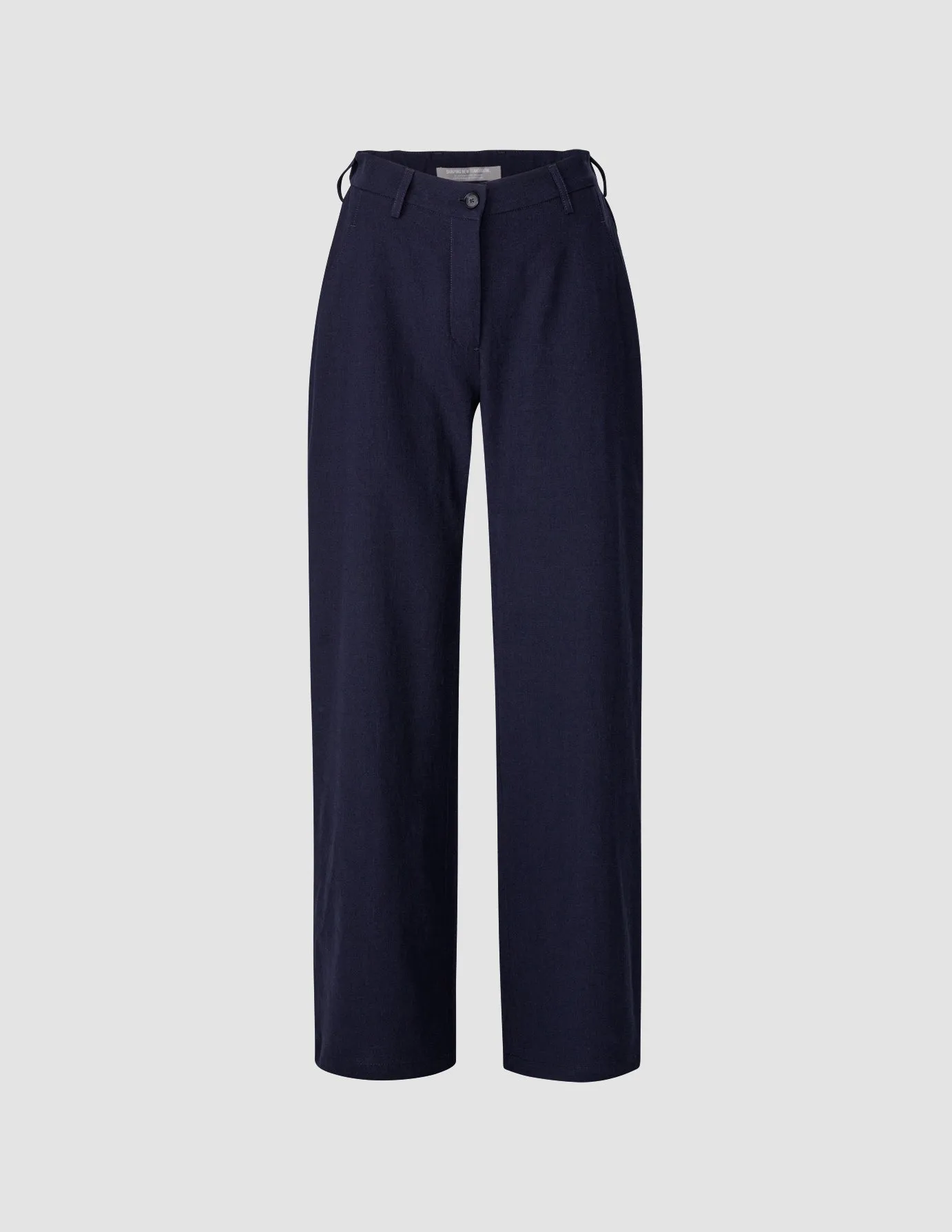 Breathable mesh lining Core Utility Linen Pants Navy