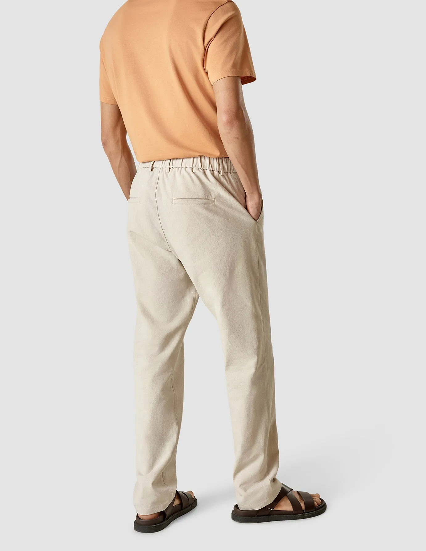 Linen Pants Relaxed Fit Sandshell Ultra Soft