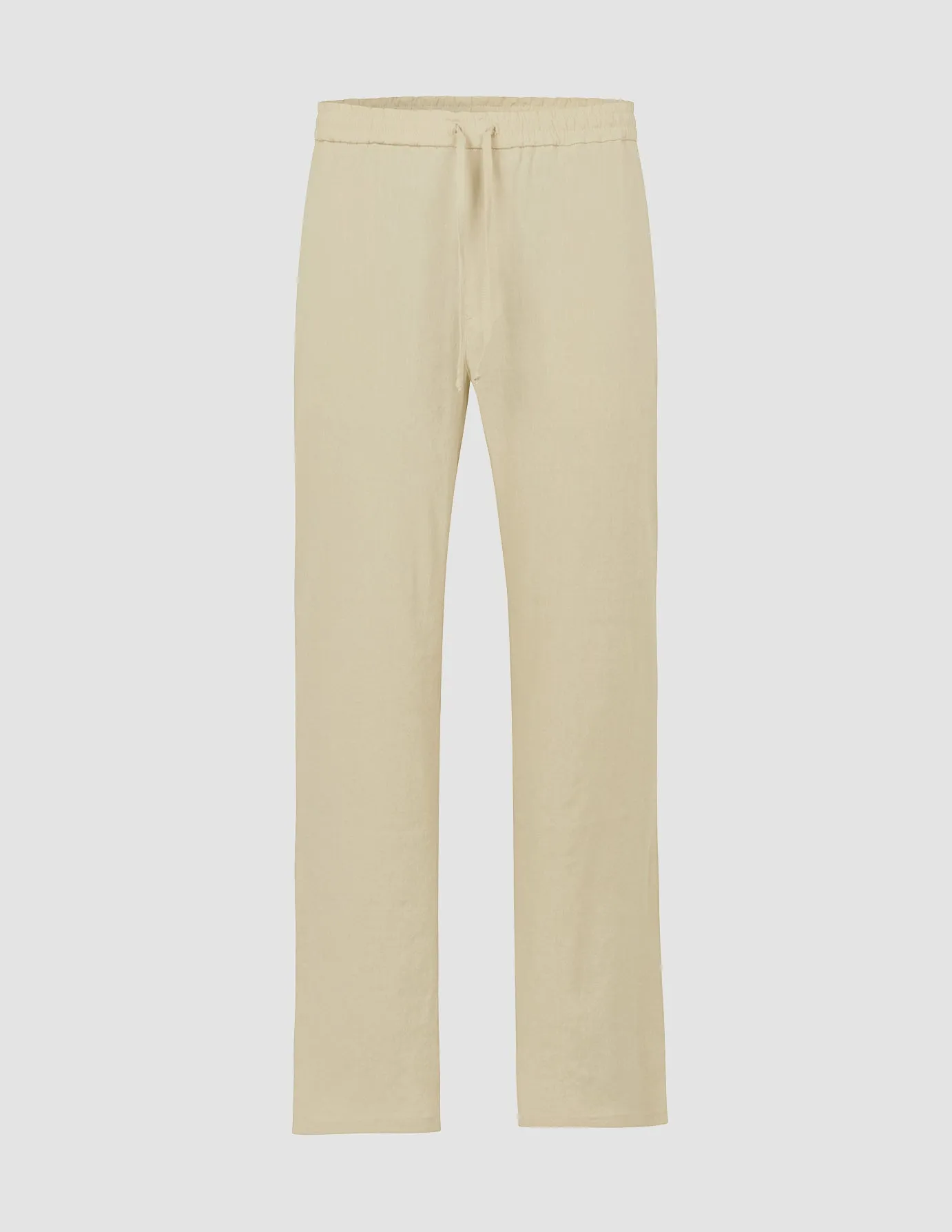 Core Ease Refined Linen Pants Soft Sand