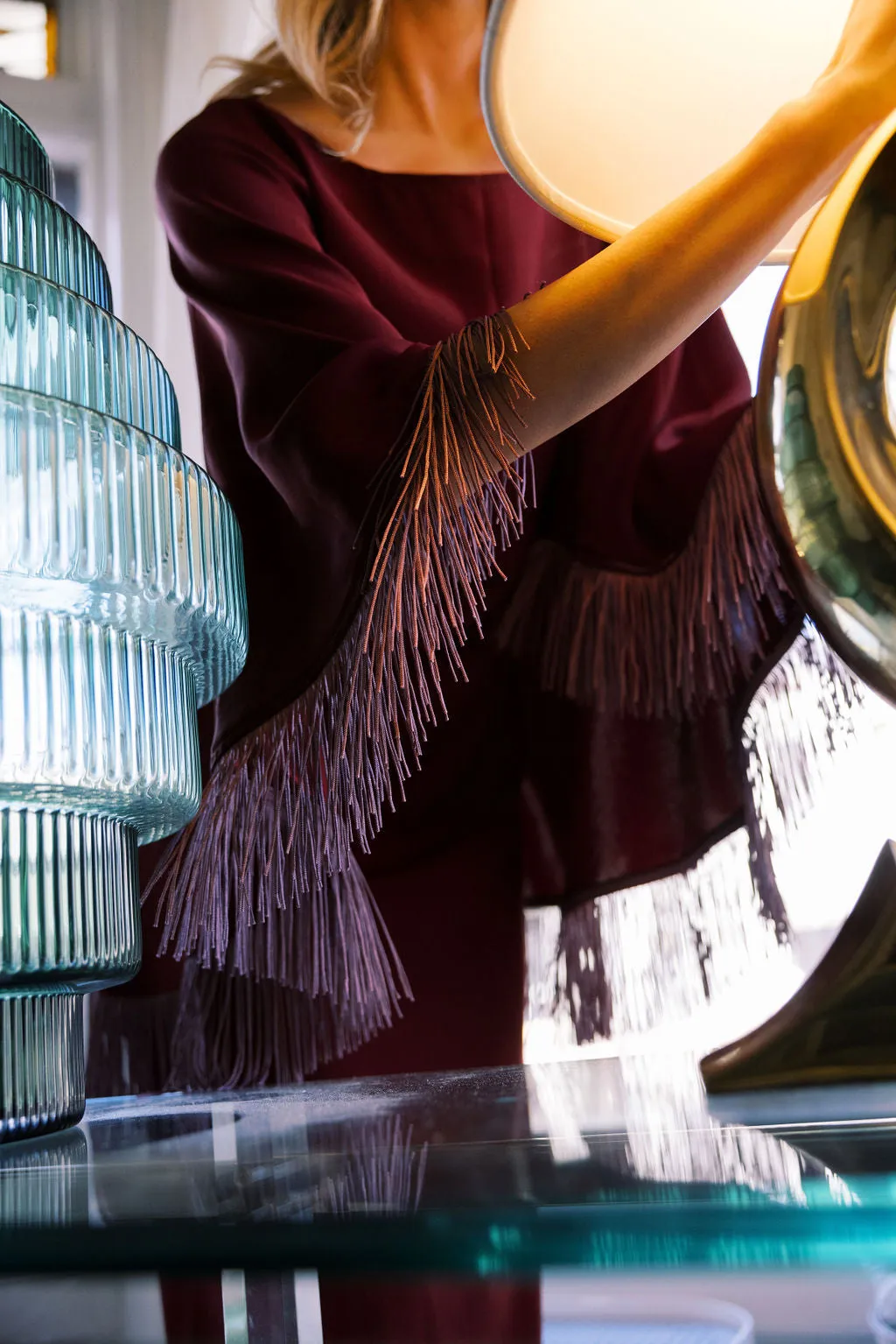 MASON by MASON'S DAUGHTER Marcia Midi Dress Fall Style