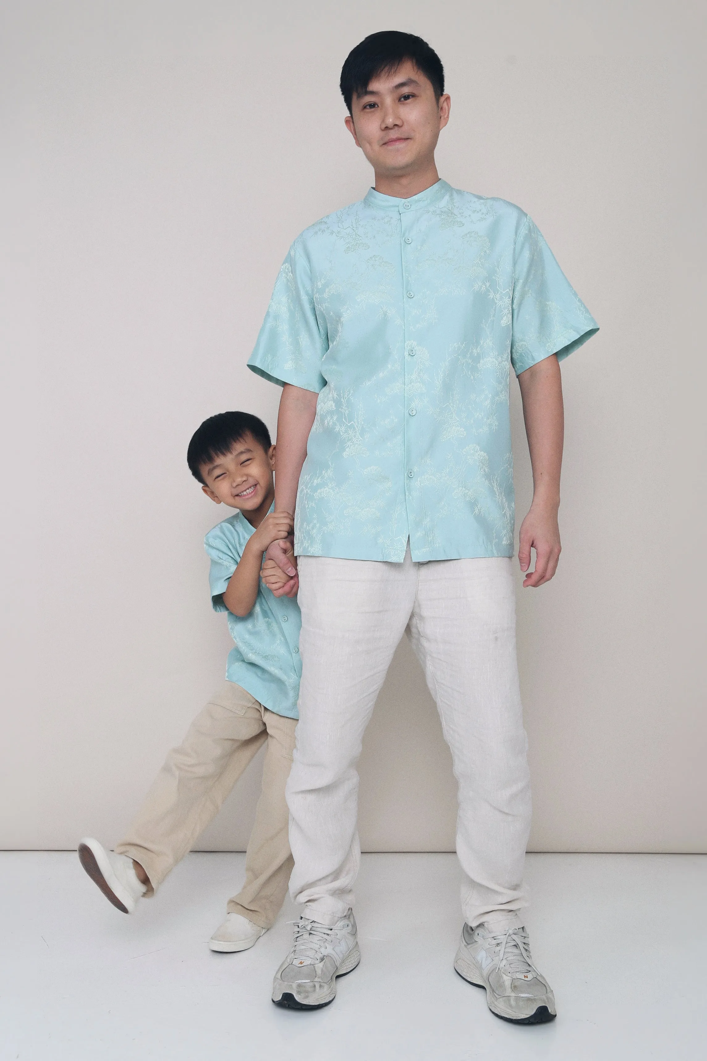 BuiltInLayer CNY Noah Oriental Shirt Sage