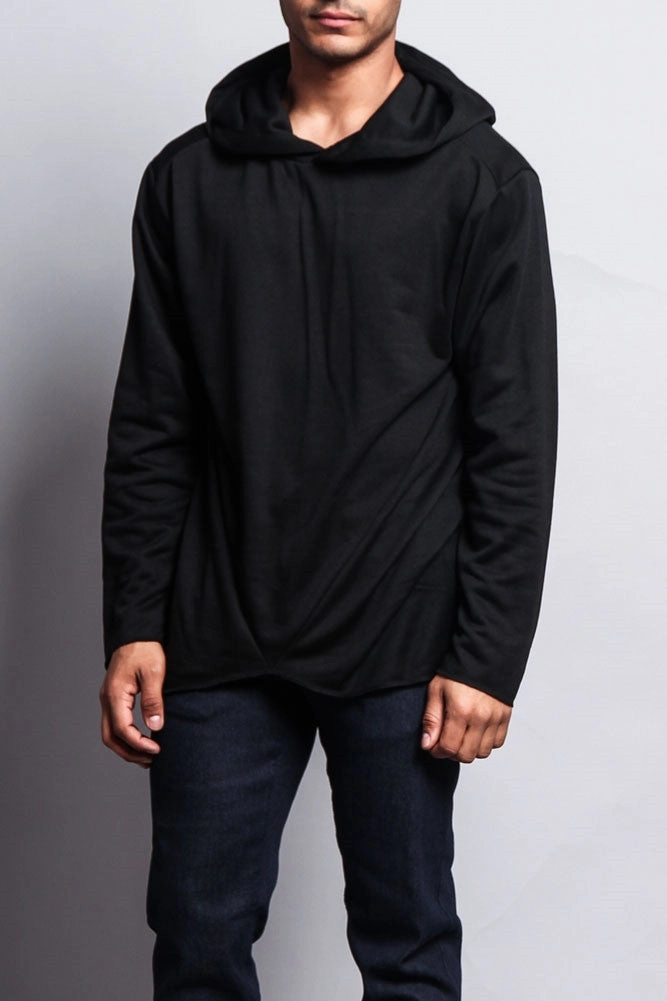 Ultraviolet Protection Long Length Fishtail Pullover Hoodie